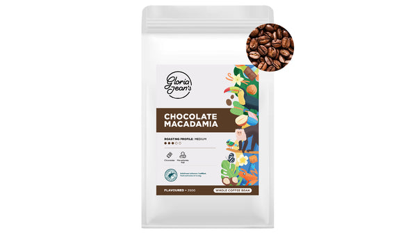 Chocolate Macadamia Cafea Boabe 250g