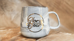 Marble Ceramic Mug Gri