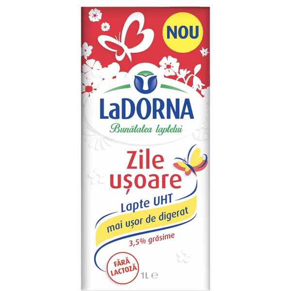 Lapte UHT 3,5% grăsime fără lactoză