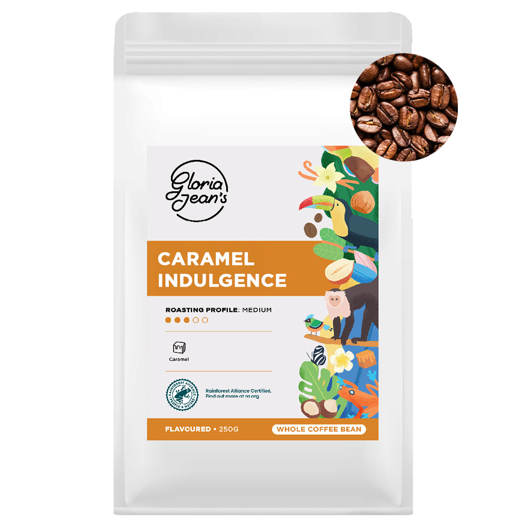 Caramel Indulgence Cafea Boabe 250g