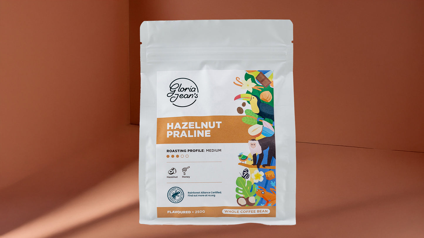 Hazelnut Praline Cafea Boabe 250g